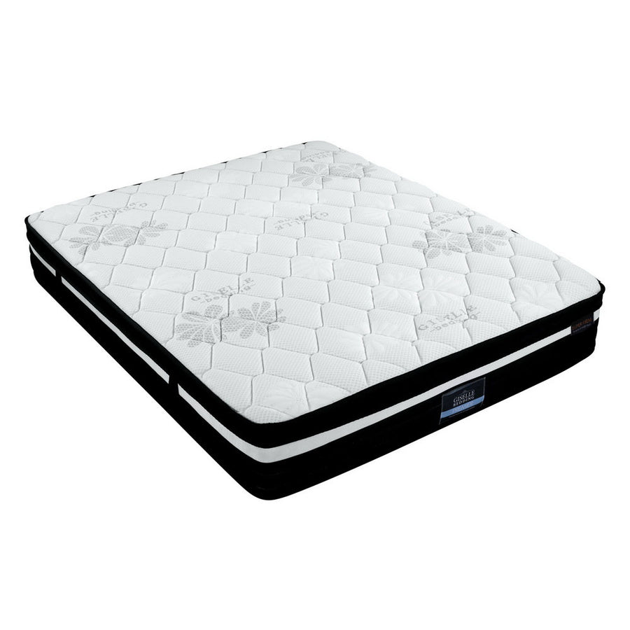 Giselle King Bed Mattress Size Extra Firm 7 Zone Pocket Spring Foam 28cm Homecoze Home & Living