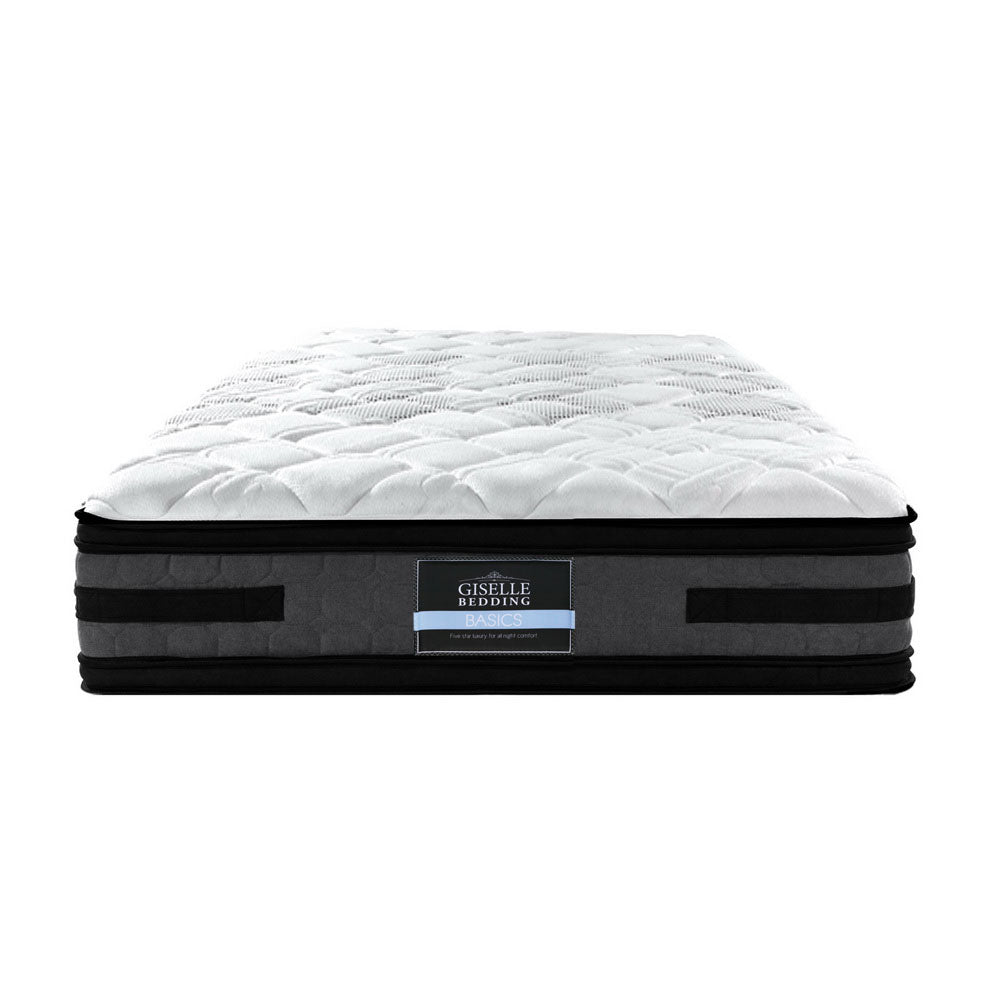 Luna Euro Top Cool Gel Pocket Spring Mattress 36cm Thick King Single Homecoze