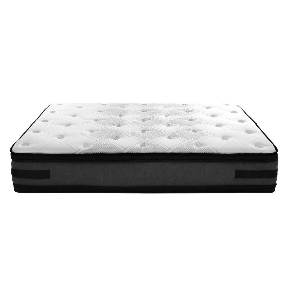 Single Medium-Firm Cool-Gel Memory Foam Euro-top Mattress (36cm Thick) Homecoze