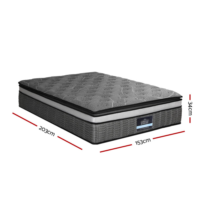 Pocket Mini Spring Mattresses Medium Firm 9-Zone Bed Queen Homecoze