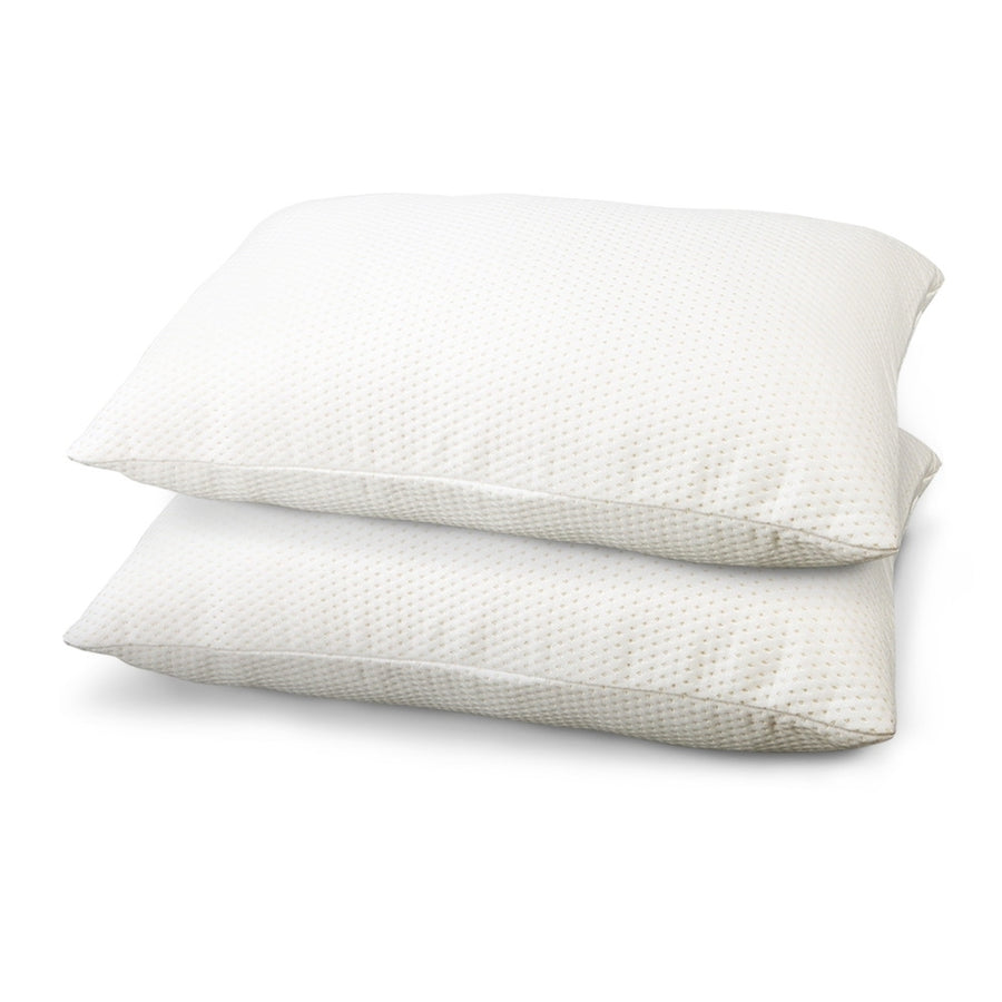Set of 2 Visco Elastic Memory Foam Pillows Homecoze