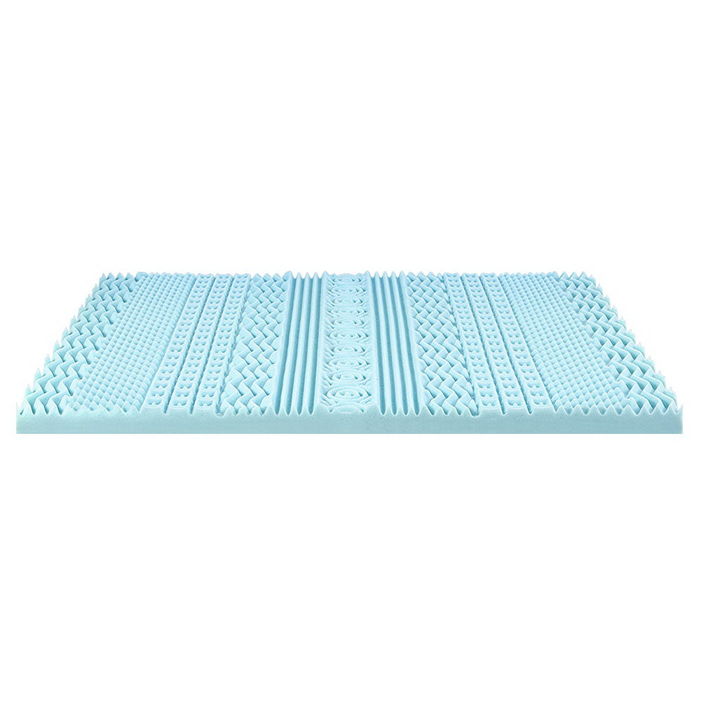 11-zone Memory Foam Mattress Topper 8cm - King Homecoze