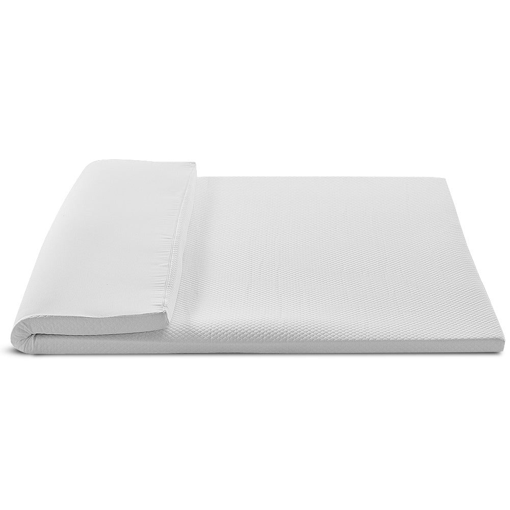 Memory Foam Mattress Topper w/Cover 8cm - Single Homecoze