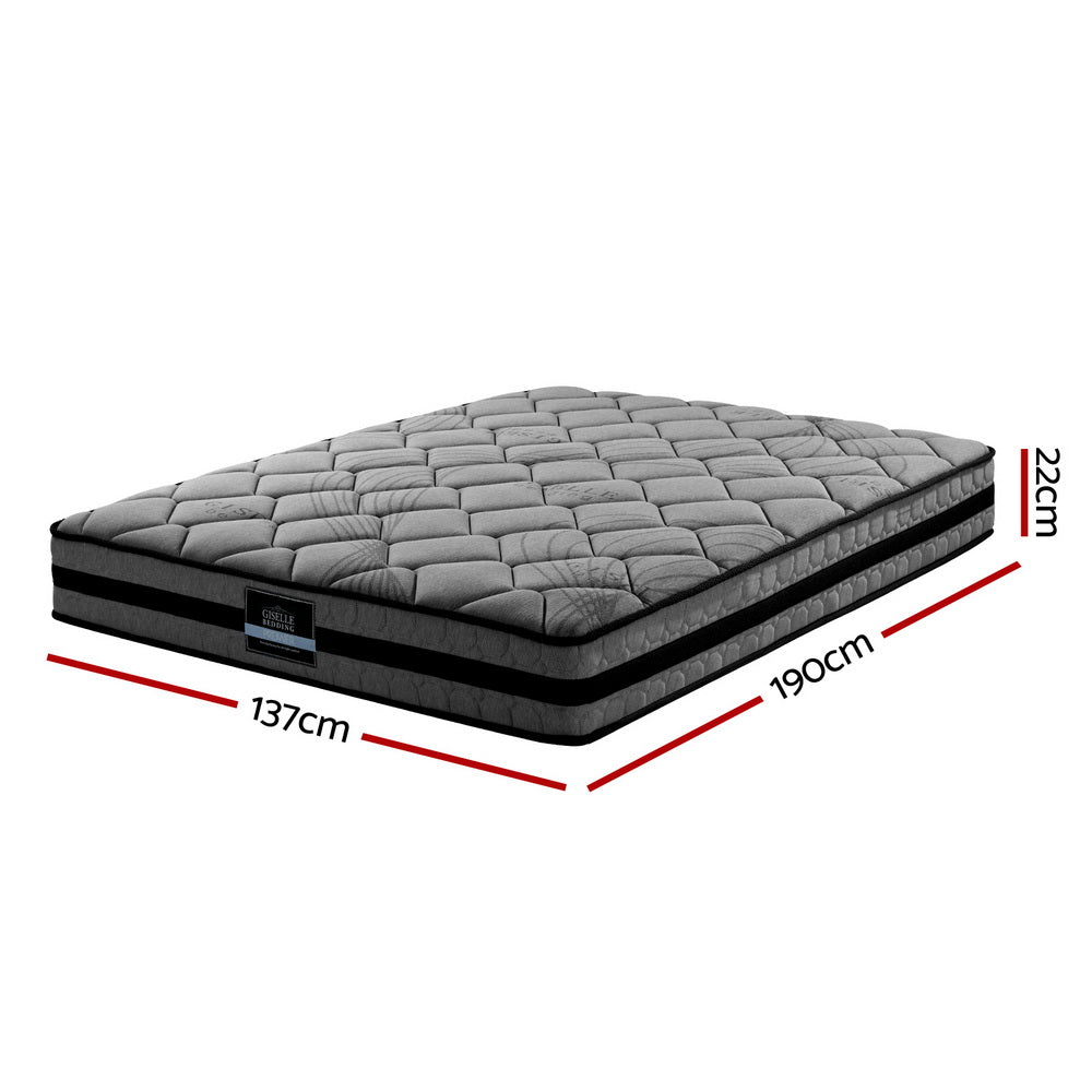 Wendell Pocket Spring Mattress 22cm Thick Double Homecoze