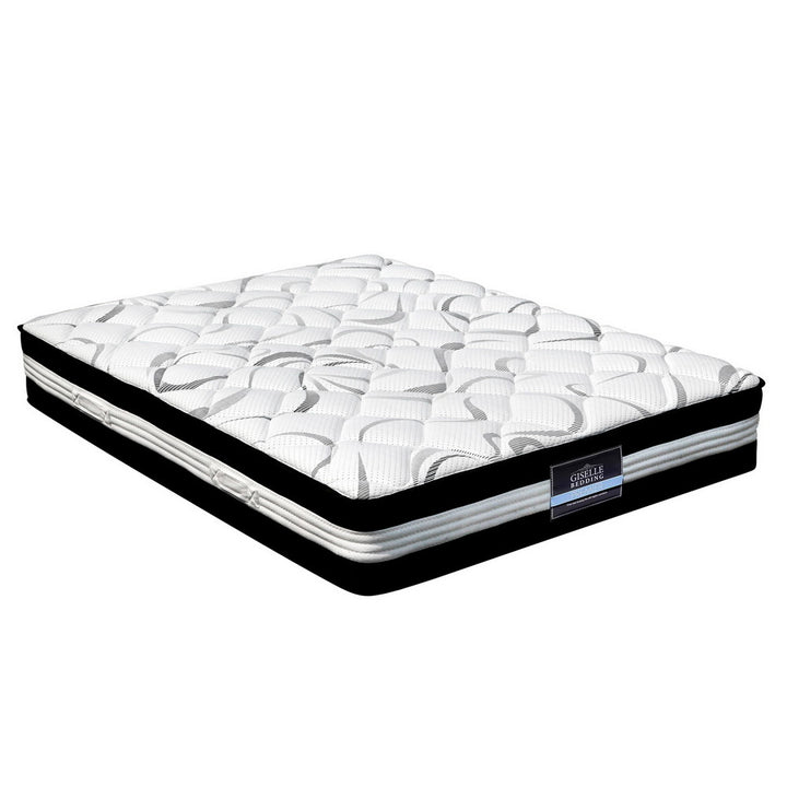 Mykonos Euro Top Pocket Spring Mattress 30cm Thick King Homecoze