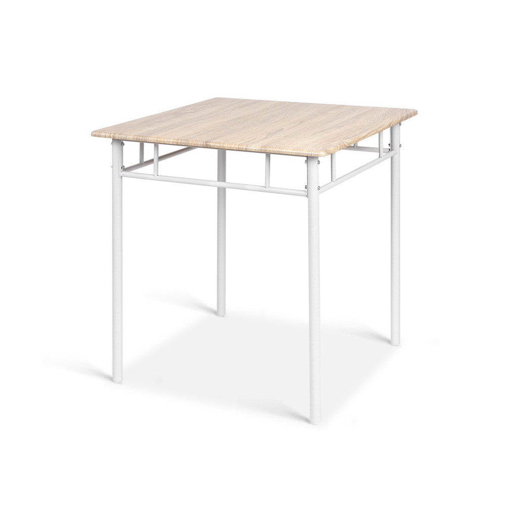 Retro Petite Coastal Chic 3 Piece Dining Set - Natural - Homecoze