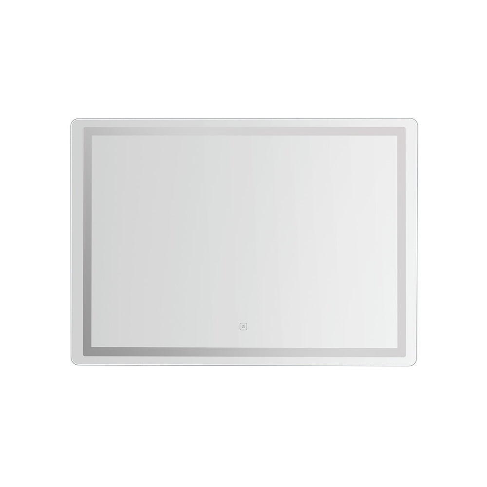 Anti-fog Hollywood Wall Mirror with LED Light Strip for Bathroom - 100 x 70cm