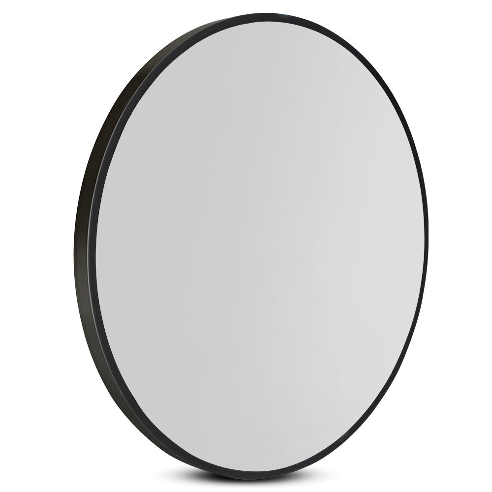 60cm Round Frameless Wall Mirror Bathroom Makeup Mirror Homecoze