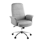 Fabric Office Desk Chair - Grey - Homecoze