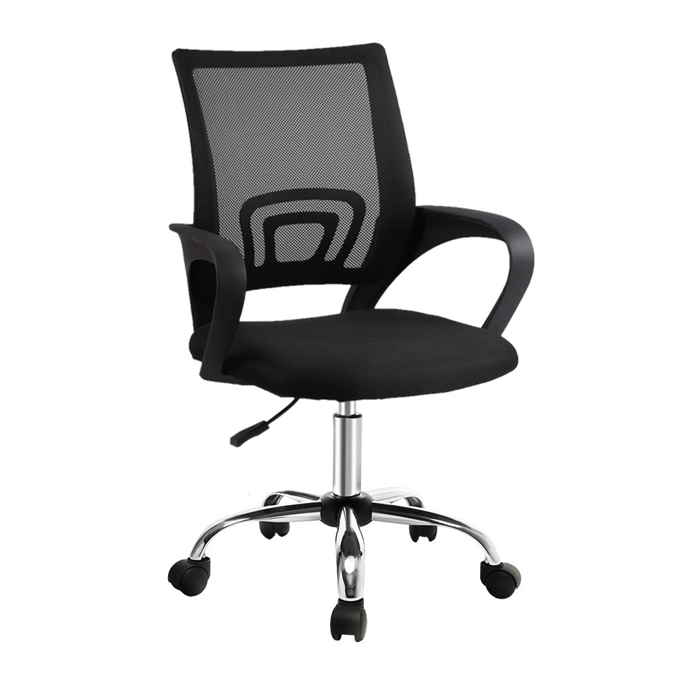 Classic Breathable Mesh Mid Back Office Chair – Black Homecoze