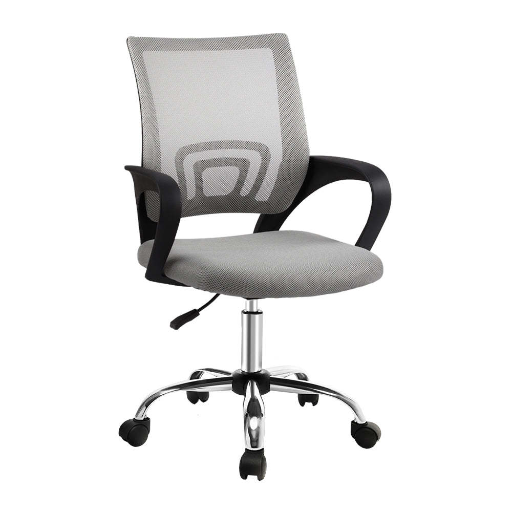 Classic Breathable Mesh Mid Back Office Chair – Grey Homecoze