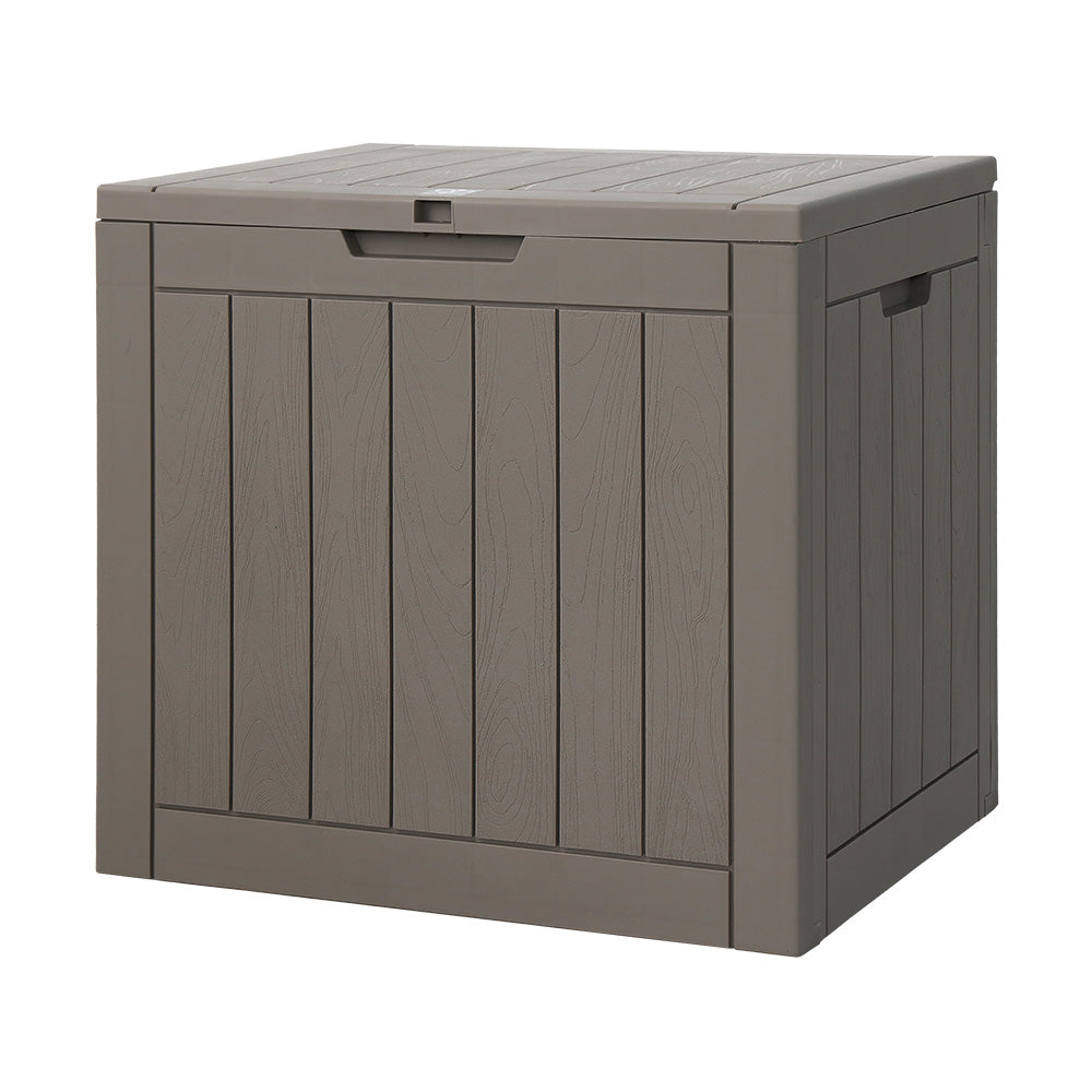 118L Outdoor Polypropylene Storage Box - Grey Homecoze