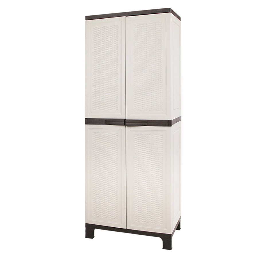 Outdoor Storage Cabinet Lockable Garage Shed Cupboard 173cm Homecoze
