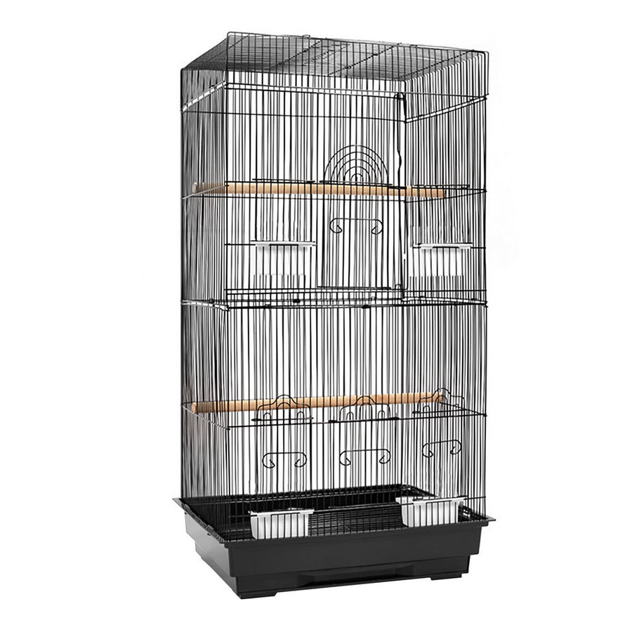 Medium Bird Cage with Perch - Black Homecoze
