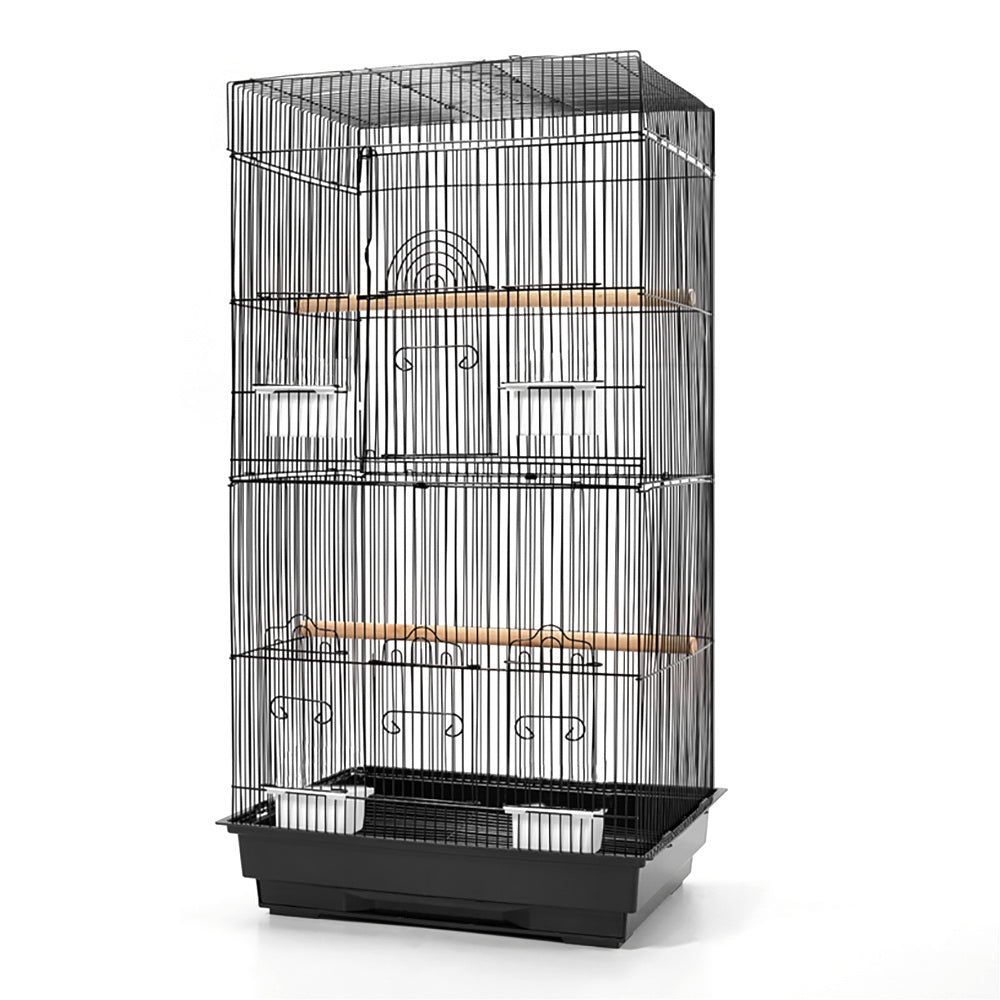 Medium Bird Cage with Perch - Black Homecoze