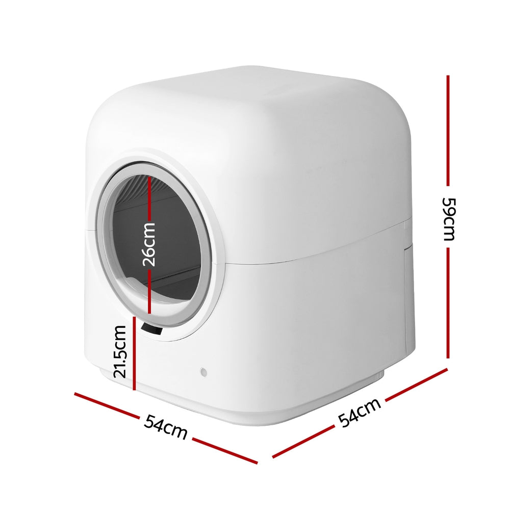 Automatic Self-Cleaning Cat Litter Box Large Smart Toilet Tray with App Control - Homecoze
