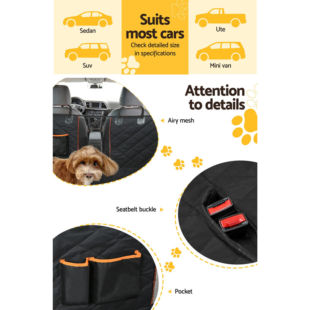 Pet Car Seat Cover Dog Protector Hammock Waterproof Mat 132cm x 140cm Homecoze