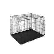 Dog Cage 42inch Foldable Pet Cage - Black Homecoze