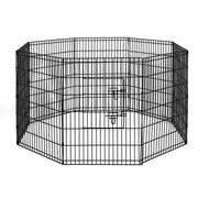 Pet Playpen 36" 8 Panel Dog Puppy Exercise Cage Enclosure Fence - Homecoze