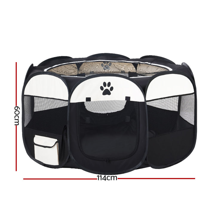 Pet Playpen Dog Puppy Enclosure Crate 8 Panel Play Tent Bag XL Homecoze