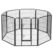 Pet Playpen 40" 8 Panel Dog Puppy Exercise Cage Enclosure Fence - Homecoze