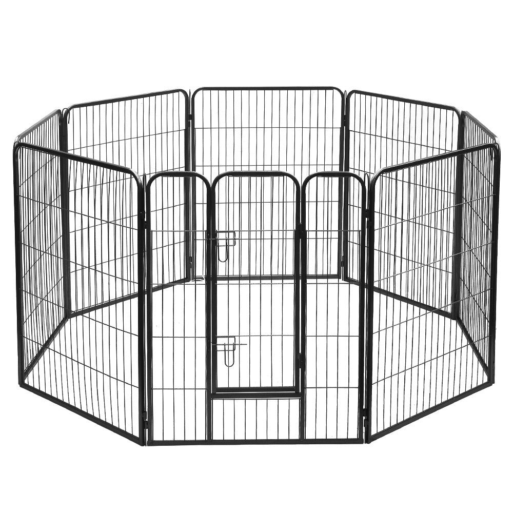 Pet Playpen 40" 8 Panel Dog Puppy Exercise Cage Enclosure Fence - Homecoze