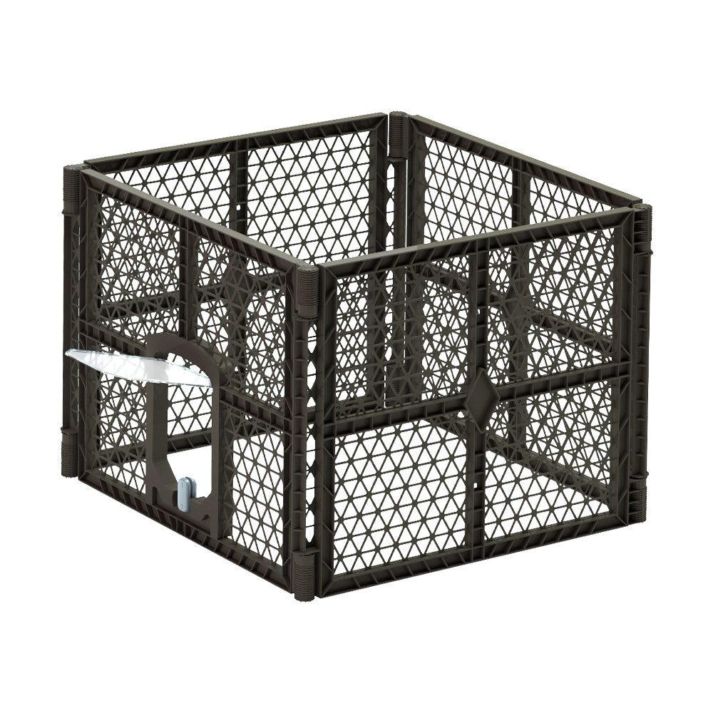 Pet Playpen Dog Puppy Enclosure 4 Panel Fence Plastic Play Pen Foldable Homecoze