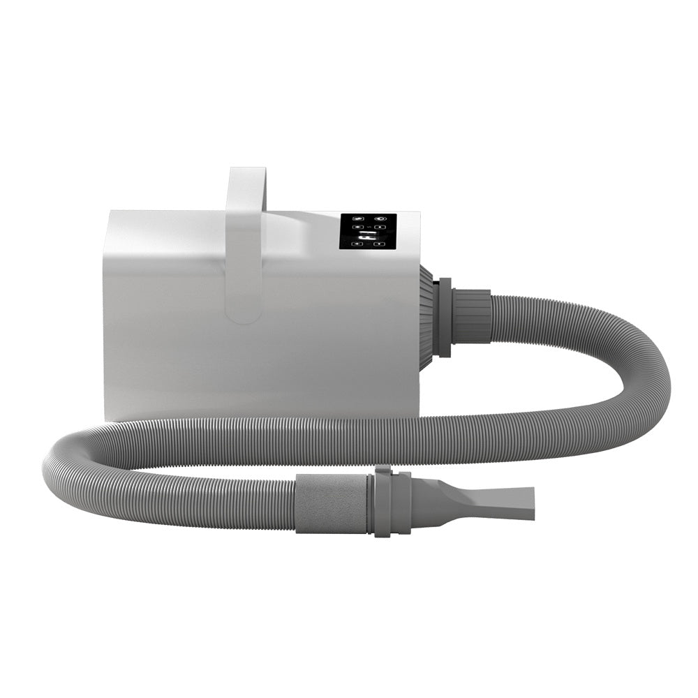 Pet Dryer Premium Dog Cat Grooming Speed Heater Blower Hairdryer Low Noise - White - Homecoze