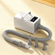Pet Dryer Premium Dog Cat Grooming Speed Heater Blower Hairdryer Low Noise - White - Homecoze