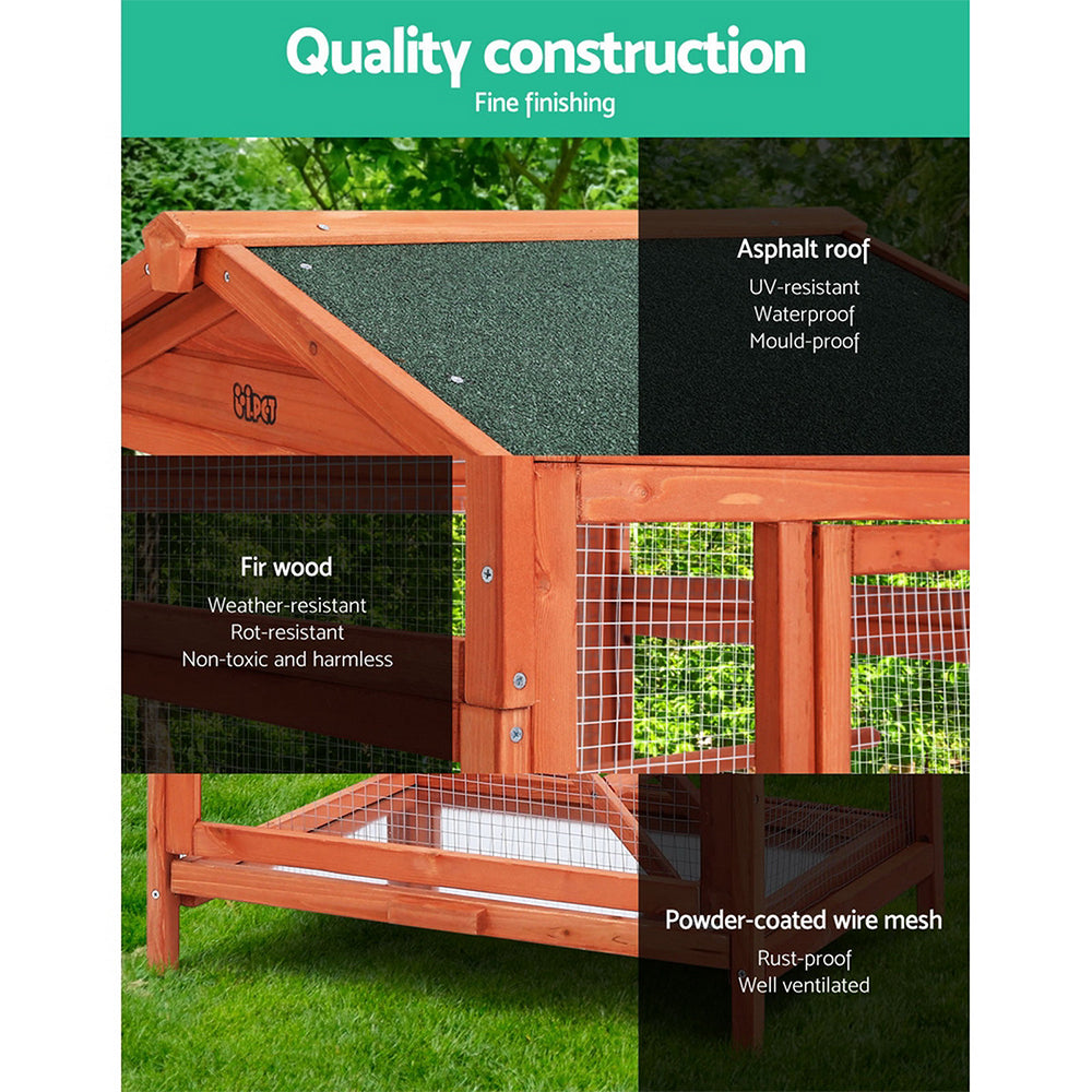 Bird Cage Wooden Pet Cages Aviary Large Carrier Travel Canary Cockatoo Parrot XL Homecoze