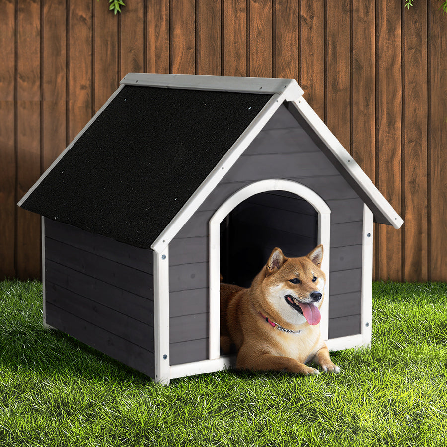 Dog Kennel Extra Large Wooden Pet House 82cm x 99cm x 87cm Homecoze