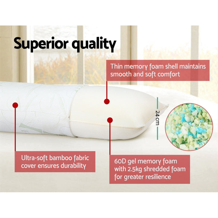 Full Body Memory Foam Pillow Homecoze