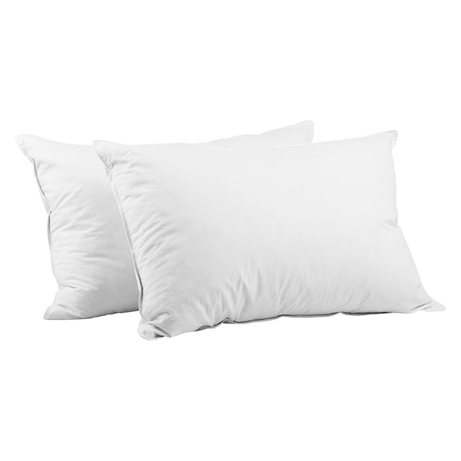 Set of 2 Duck Down Pillow - White Homecoze