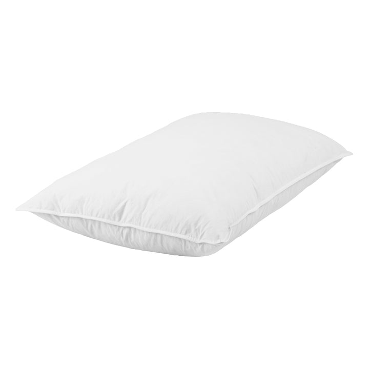 Set of 2 Goose Feather and Down Pillow - White Homecoze