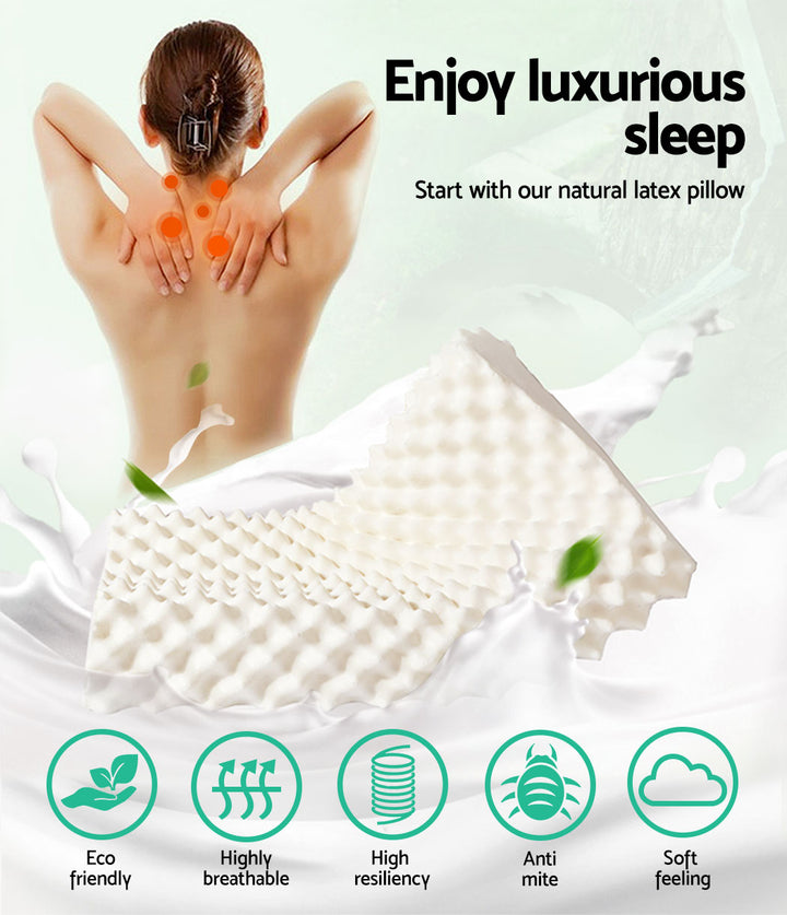 Natural Latex Pillow Homecoze