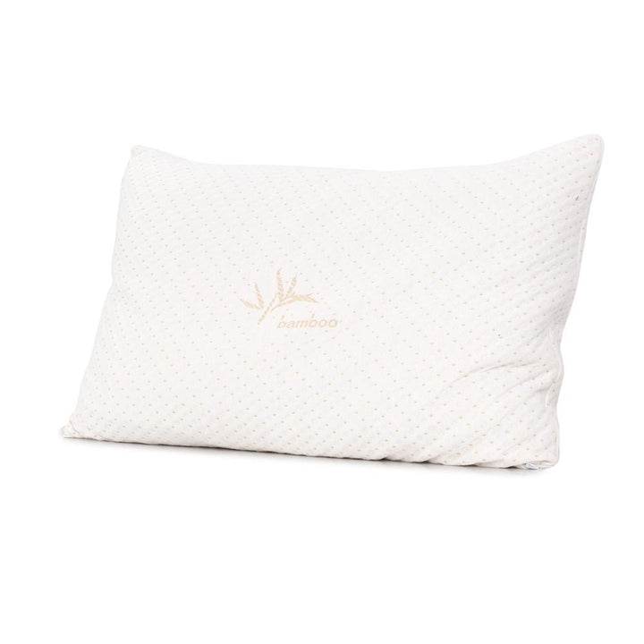 Set of 2 Single Bamboo Memory Foam Pillow Homecoze