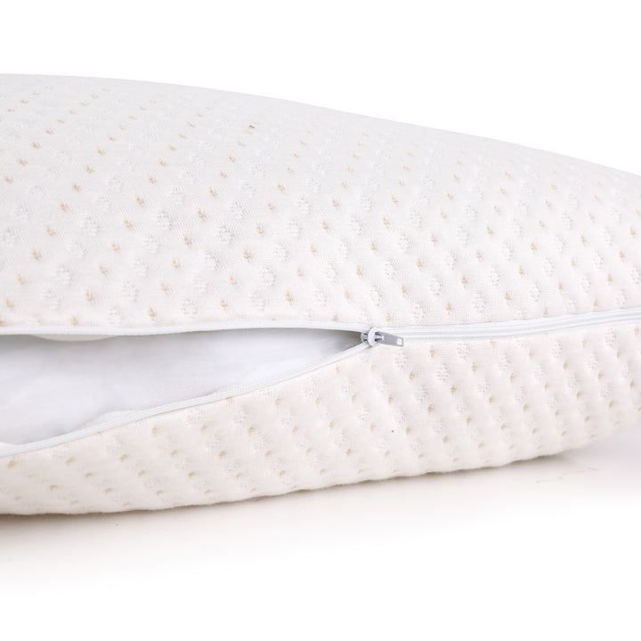 Set of 2 Single Bamboo Memory Foam Pillow Homecoze