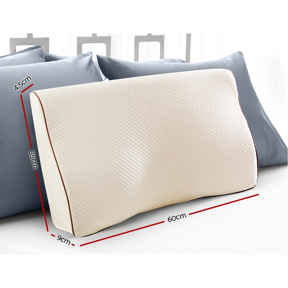 Memory Foam Pillow Neck Pillows Contour Rebound Pain Relief Support Homecoze
