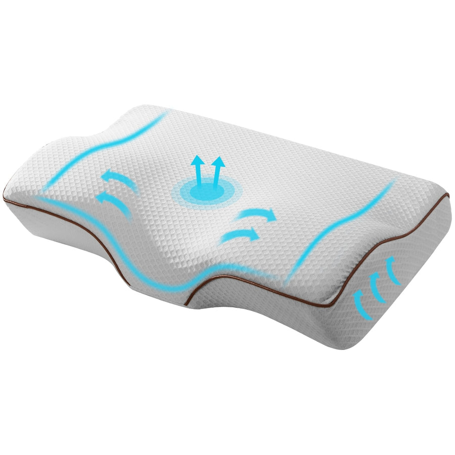 Memory Foam Pillow Neck Pillows Contour Rebound Pain Relief Support Homecoze