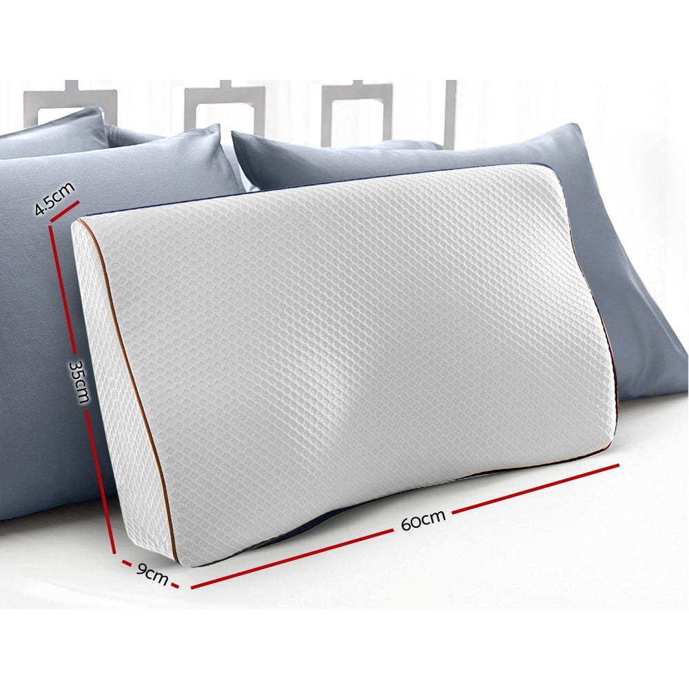 Memory Foam Pillow Neck Pillows Contour Rebound Pain Relief Support Homecoze
