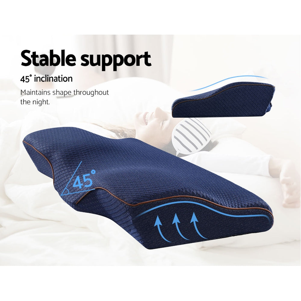 Memory Foam Pillow Neck Pillows Contour Rebound Pain Relief Support Homecoze