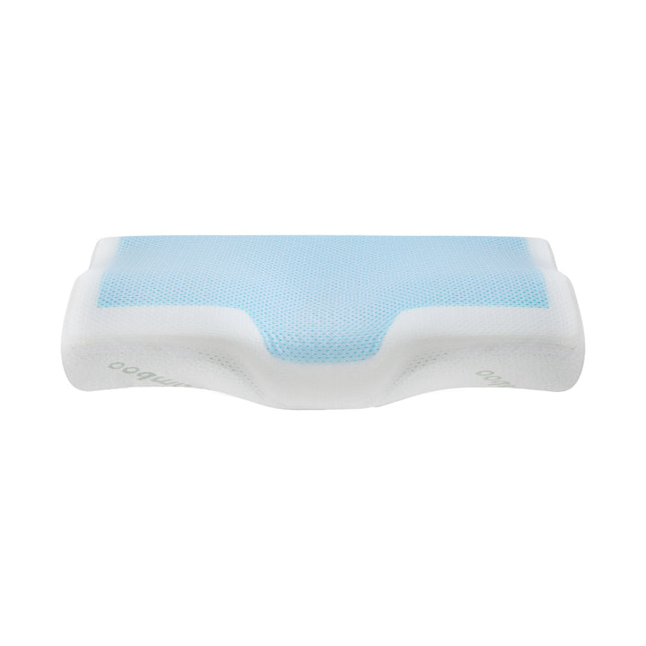 Cool Gel Support Foam Pillow Neck Pillow Contoured Rebound Cushion Homecoze