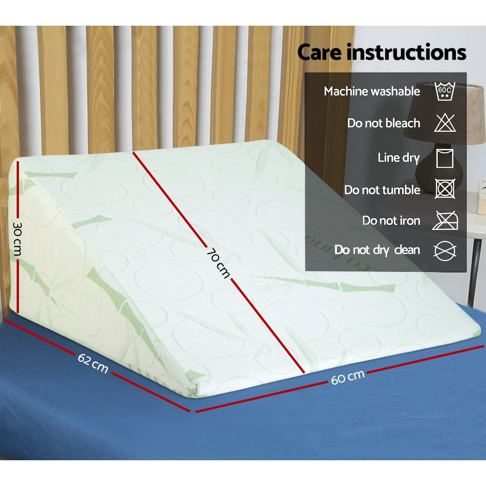 Foam Wedge Back Support Pillow Homecoze