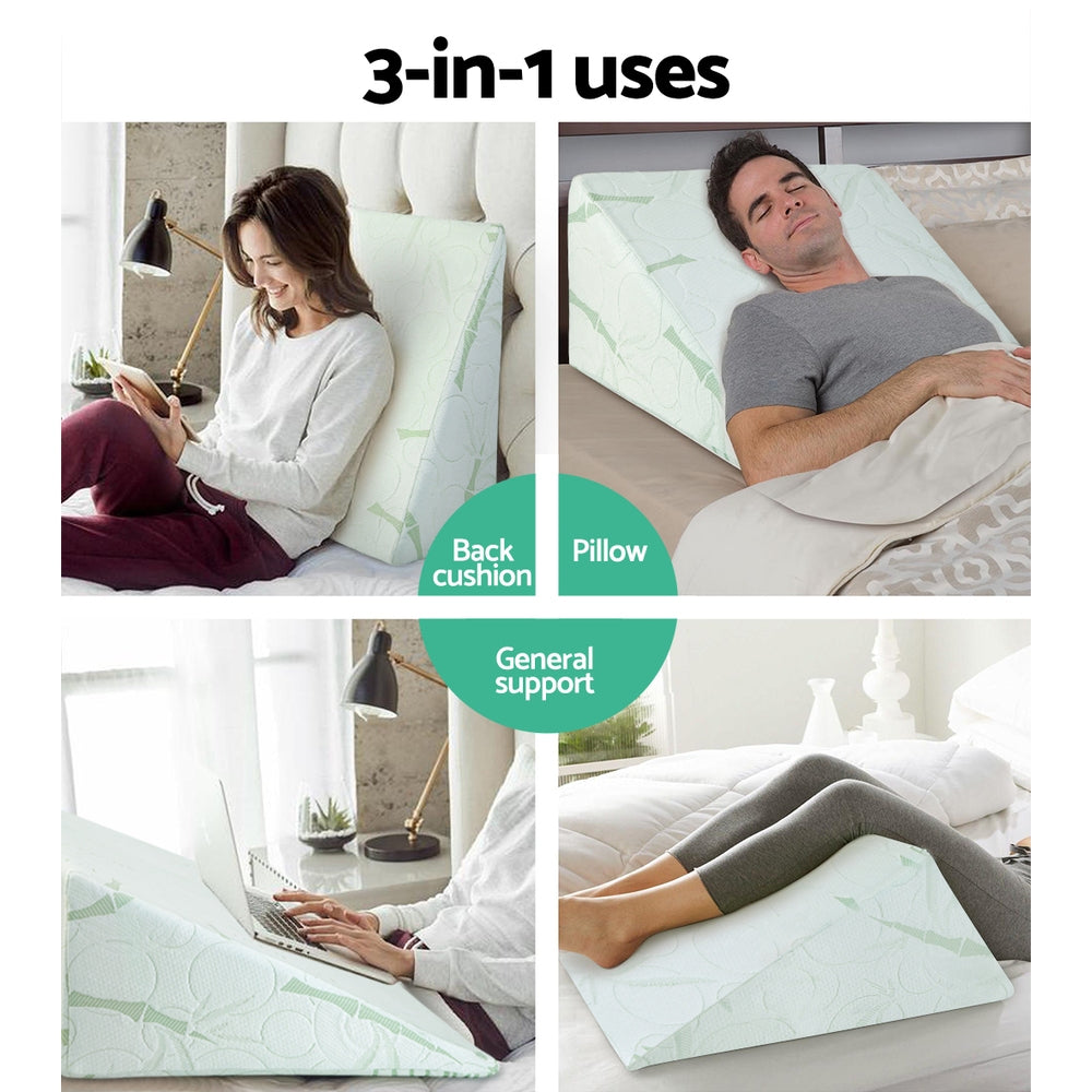 Foam Wedge Back Support Pillow Homecoze