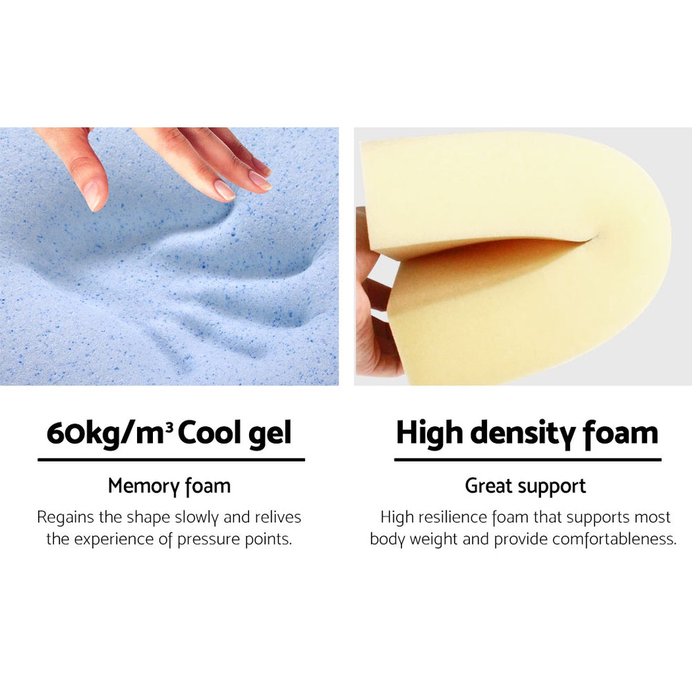 Foam Wedge Back Support Pillow - Blue Homecoze