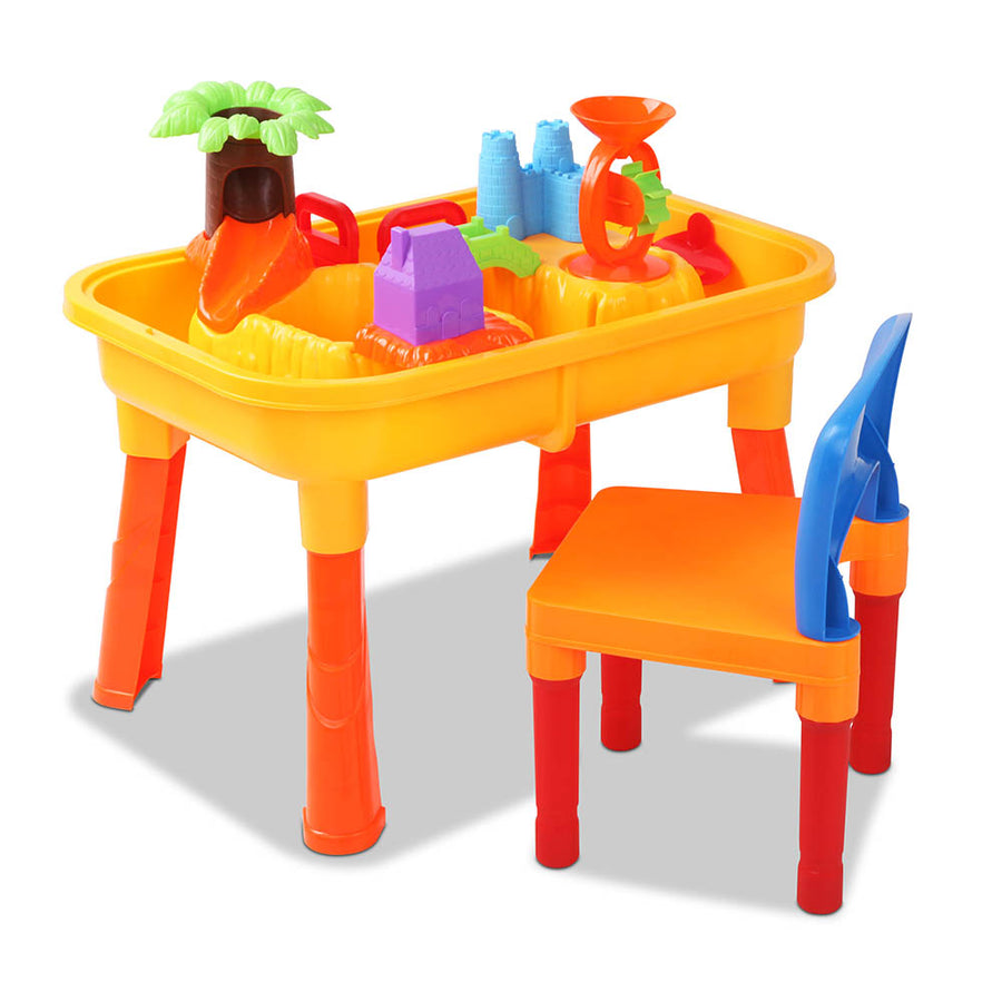Kids Table & Chair Sandpit Set Homecoze