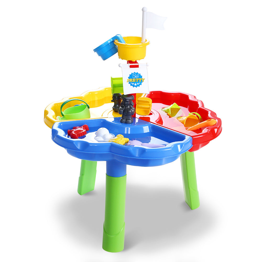 Kids Beach Sand and Water Sandpit Outdoor Table Childrens Bath Toys Homecoze