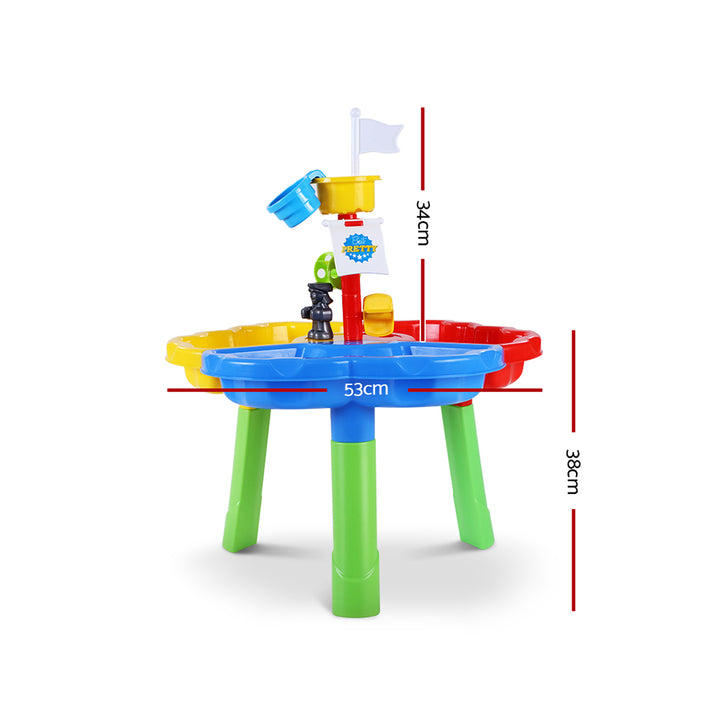 Kids Beach Sand and Water Sandpit Outdoor Table Childrens Bath Toys Homecoze