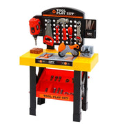 Kids Pretend Play Tool Set Workbench 54 pcs Builder Set Homecoze
