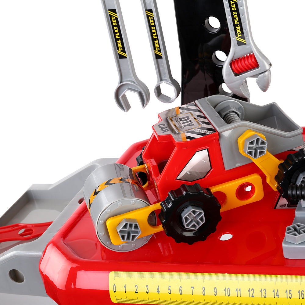 Kids Workbench Play Set - Red Homecoze